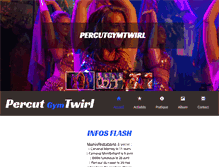 Tablet Screenshot of percutgymtwirl.com